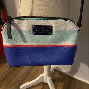 Kate Spade Blue Multi-Color Crossbody Bag